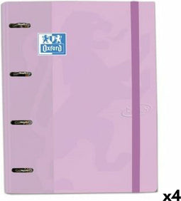 Ringmap Oxford Touch Mauve A4+ (4 Stuks)
