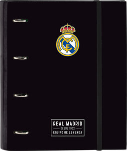 Ringmap Real Madrid C.F. Corporativa Zwart (27 x 32 x 3.5 cm)