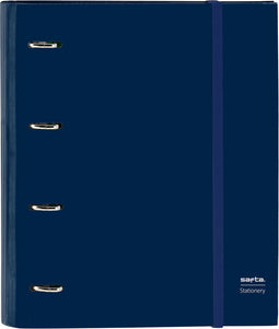 Ringmap Safta Marino Marineblauw (27 x 32 x 3.5 cm)