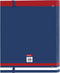 Ringmap Safta University A4 Rood Marineblauw (27 x 32 x 3.5 cm)