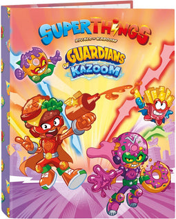 Ringmap SuperThings Guardians of Kazoom Paars Geel A4 (26.5 x 33 x 4 cm)