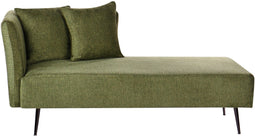 RIOM - Chaise longue - Groen - Linkszijdig - Stof