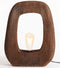 Light & Living Kelafo - Tafellamp - Hout - 33x10x40cm - Bruin