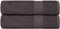 vidaXL - Handdoeken - 2 - st - 50x100 - cm - 360 - g/m² - 100% - katoen - antracietkleurig