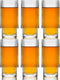 Ripple longdrinkglazen - Set van 6 stk -2 95 ml - Origami-stijl - glazen beker - Ripple vintage glaswerk