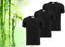 Milanoro - 3 zachte bamboe T-shirts - Wit - Ronde hals - M