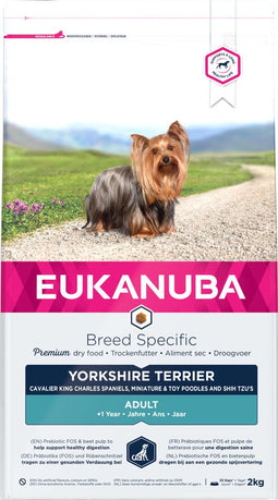 Eukanuba Yorkshire Terriër - Breed Specific - Hondenvoer - 2 kg