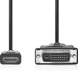 Nedis CCGP34800BK30 - HDMI naar DVI-D kabel - 300 cm - Zwart