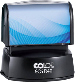 Tekststempel colop eos r 40 met stempelplaat