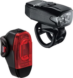 Lezyne KTV Drive + 200 KTV Drive Verlichting set - Fietsverlichting Set - USB Oplaadbaar - Fietslamp Voorlicht en Achterlicht - 200 lumen - Waterdicht - Zwart