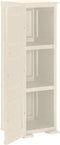 vidaXL - Opbergkast - hout-look - 40x43x125 - cm - kunststof - vanille-ijskleurig