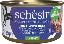 Schesir Kattenvoer Tonijn - Rund 85 gr