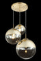 Globo Varus - Hanglamp - Goud - Glas - Ø 51cm - E27 - 15855-3