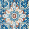 RITAPURAM - Laagpolig vloerkleed - Blauw - 70 x 200 cm - Polyester