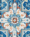 RITAPURAM - Laagpolig vloerkleed - Blauw - 80 x 200 cm - Polyester