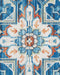 RITAPURAM - Laagpolig vloerkleed - Blauw - 80 x 300 cm - Polyester