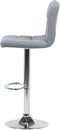 Set van 2 barstoelen MARION Draaibaar Lichtgrijs