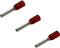 Rittal 4050.732 Adereindhulzen 1 mm² Deels geïsoleerd Rood 500 stuk(s)