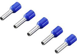 Rittal 4050.734 Adereindhulzen 2.5 mm² Deels geïsoleerd Blauw 500 stuk(s)