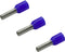 Rittal 4050.734 Adereindhulzen 2.5 mm² Deels geïsoleerd Blauw 500 stuk(s)