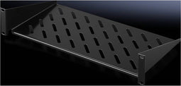 Rittal 5501.615 19 inch Apparaatbodem voor patchkast 2 HE Vast inbouw Geschikt voor kastdiepte: vanaf 300 mm Zwart
