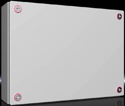 Rittal KX 1511.000 Installatiebehuizing, Wandbehuizing 400 x 400 x 120 Plaatstaal Lichtgrijs 1 stuk(s)