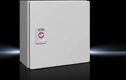 Rittal KX 1549.000 Installatiebehuizing, Wandbehuizing 200 x 200 x 120 Plaatstaal Grijs-wit (RAL 7035) 1 stuk(s)