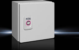 Rittal KX 1553.000 Installatiebehuizing, Wandbehuizing 150 x 150 x 120 Plaatstaal Grijs-wit (RAL 7035) 1 stuk(s)