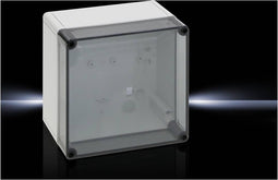 Rittal PK 9518.100 Installatiebehuizing 182 x 180 x 111 Polycarbonaat Grijs-wit (RAL 7035) 1 stuk(s)