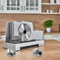 Ritter Snijmachine - Compact 1 - Made in Germany - Allessnijder Elektrisch - 65W Eco Motor - broodsnijmachine, vleeswarensnijmachine, vlees, brood, gronten - broodsnijder Zilver