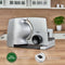 Ritter Snijmachine - Compact 1 - Made in Germany - Allessnijder Elektrisch - 65W Eco Motor - broodsnijmachine, vleeswarensnijmachine, vlees, brood, gronten - broodsnijder Zilver