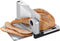 Ritter Snijmachine - icaro 7 - Made in Germany - Allessnijder Elektrisch inklapbar - 65W Eco Motor - broodsnijmachine, vleeswarensnijmachine, vlees, brood, gronten - broodsnijder Zilver