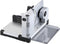 Ritter Snijmachine - icaro 7 - Made in Germany - Allessnijder Elektrisch inklapbar - 65W Eco Motor - broodsnijmachine, vleeswarensnijmachine, vlees, brood, gronten - broodsnijder Zilver