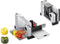 Ritter Snijmachine - icaro 7 - Made in Germany - Allessnijder Elektrisch inklapbar - 65W Eco Motor - broodsnijmachine, vleeswarensnijmachine, vlees, brood, gronten - broodsnijder Zilver