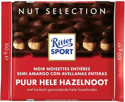Ritter Sport Chocolade - Puur Hele Hazelnoot - tablet- 100 gram