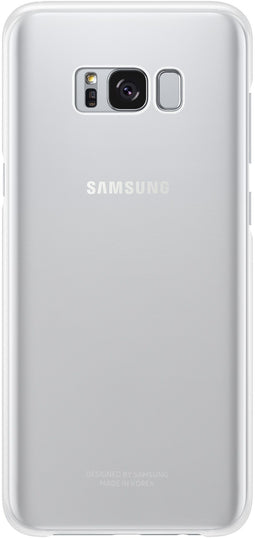 Samsung Galaxy S8+ - Clear Cover - Schokbestendig - Zilver