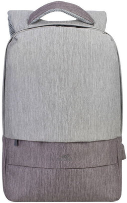 Rivacase 7562 39,6 cm (15.6") Rugzak Grijs, Mokka