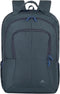 RivaCase 8460 - Bulker - Schooltas Jongen - Schooltas met Laptopvak - Laptop Rugzak - 44cm - Extra vak voor 10.1 Inch tablet - Back to School - Donkerblauw