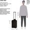 Like it a Lot Handbagage Koffer / Reiskoffer / Trolley - 50 cm - 30 Liter - Imitatieleer - On Board - Zwart