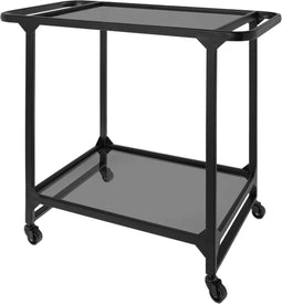 Riverdale - Butlertray Roma zwart 75cm Zwart Luxe Keukentrolley op wieltjes