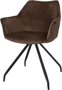 Riverdale eetkamerstoel Ava - Taupe - 82cm hoog