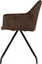 Riverdale eetkamerstoel Ava - Taupe - 82cm hoog