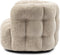 Riviera Maison Arosa Swivel Armchair Natural - Polyester, Beukenhout - Natural - 97.0x103.0x77.0 cm