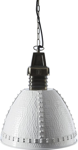 Riviera Maison - Baltimore Hanging Lamp white M - Hanglamp - Aluminium; Staal; Ijzer