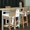 Riviera Maison Barkruk Met Rugleuning - Rustic Rattan Bar Stool - Bruin