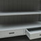 Riviera Maison Bedford Cabinet White - Mangohout, gehard Glas - - 142.0x57.0x227.0 cm