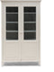 Riviera Maison Bedford Cabinet White - Mangohout, gehard Glas - - 142.0x57.0x227.0 cm