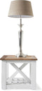 Riviera Maison Bijzettafel - Château Chassigny End Table - 60x60 cm - Wit