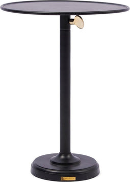 Riviera Maison Bijzettafel Verstelbaar - Venice Adjustable Sofa Table L - Zwart