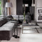 Riviera Maison Bijzettafel Verstelbaar - Venice Adjustable Sofa Table L - Zwart